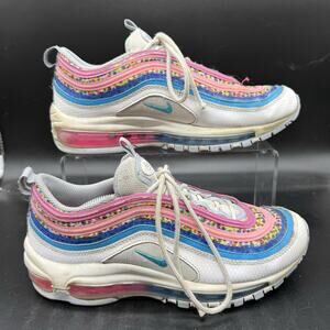 Nike Air Max 97 SE Bright Color Dots DV7550 100 Size 7Y Womens 8.5